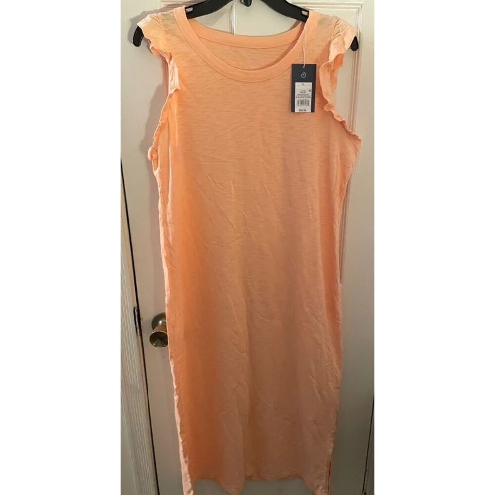 Universal Threads Coral Ruffle sleeve women’s Dress Large